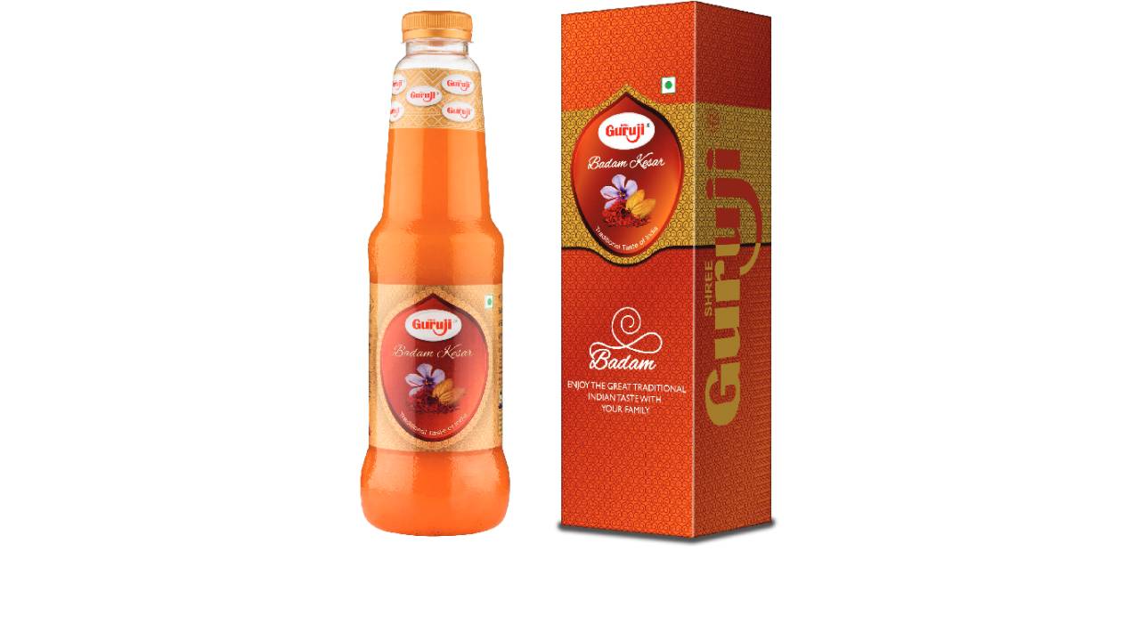 Guruji Badam Kesar Syrup,