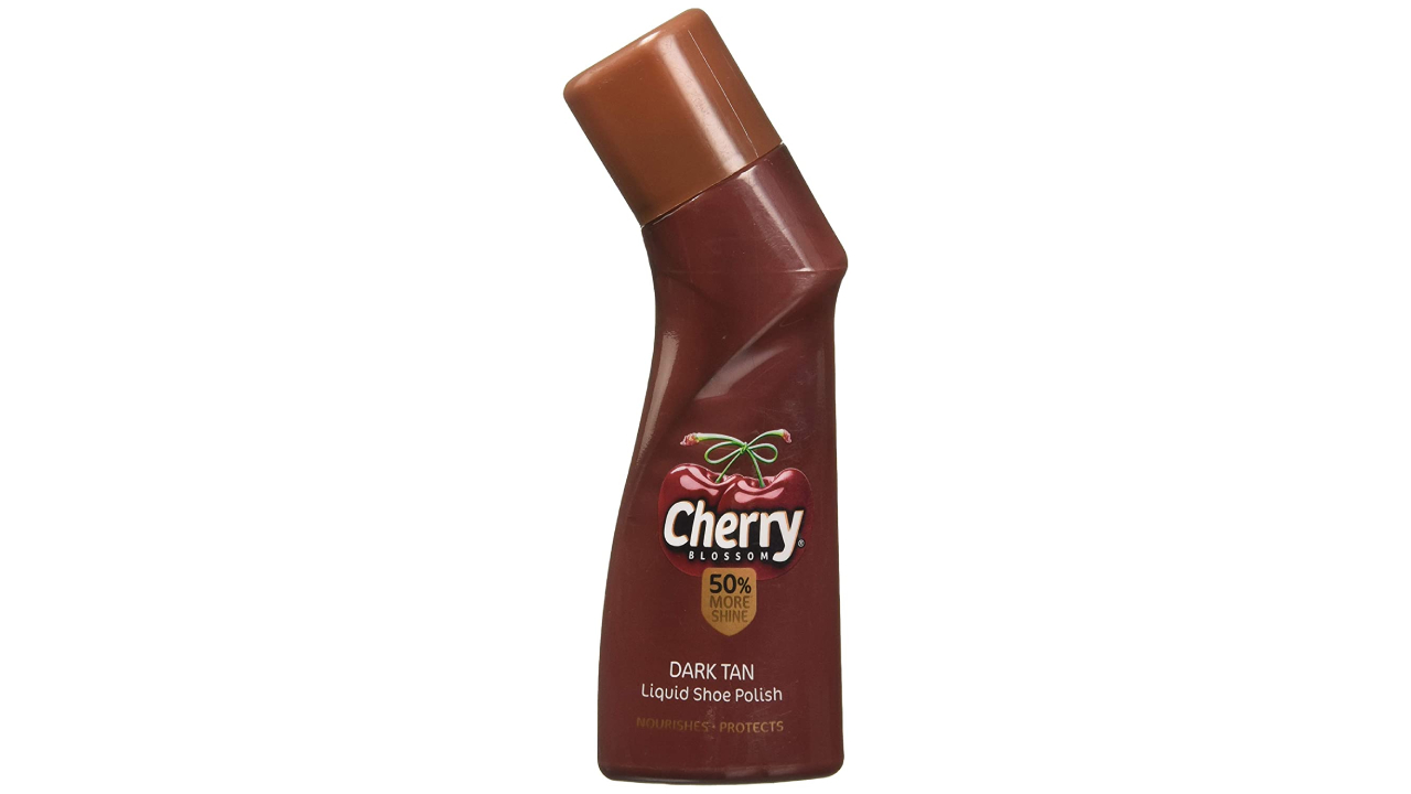 Cherry Blossom Liquid Wax Polish (Dark Tan)