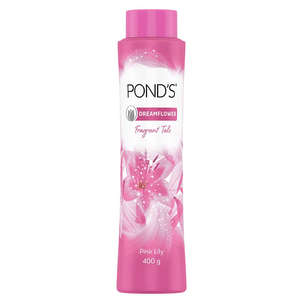 POND'S Dreamflower Fragrant Talcum Powder, Pink Lily, 400 g