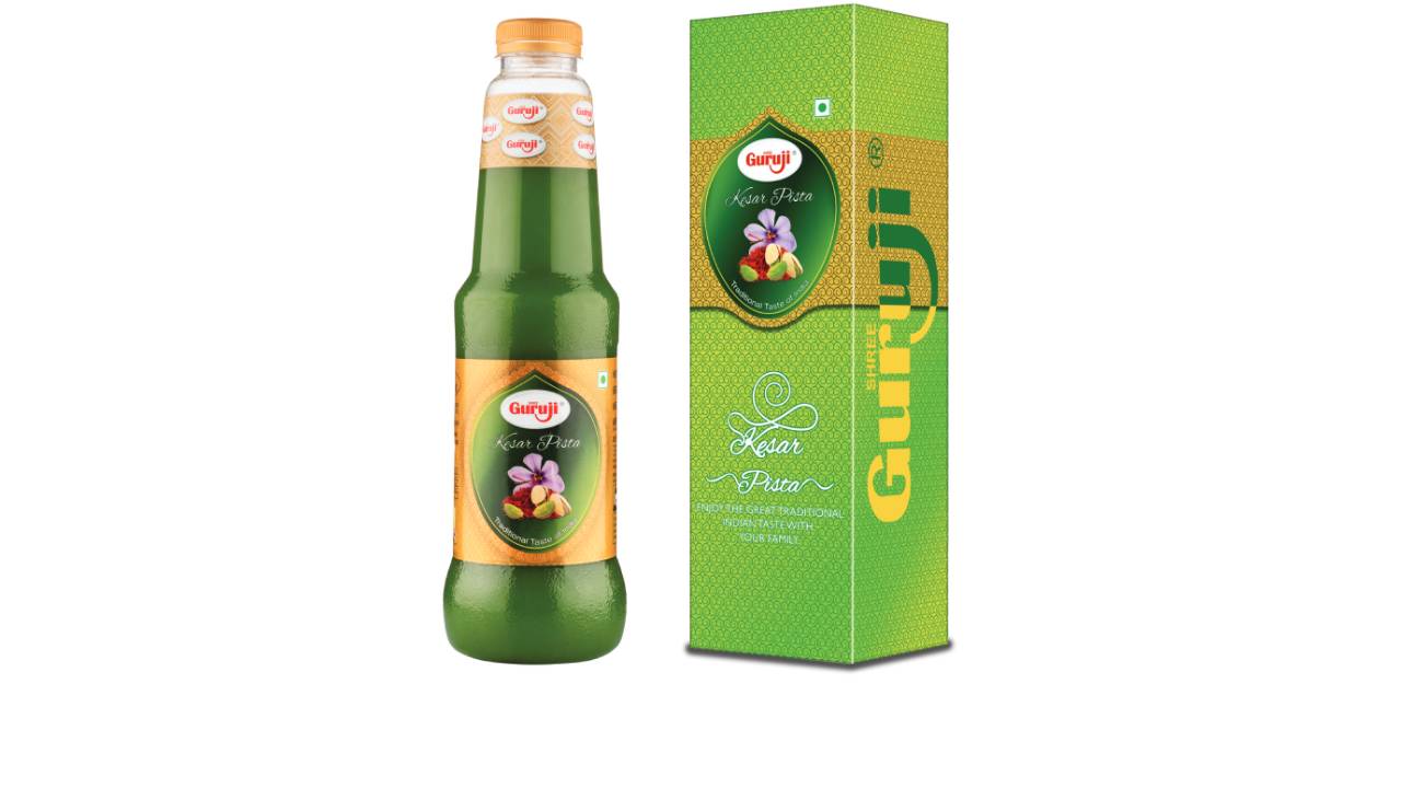 Guruji Kesar Pista Syrup,