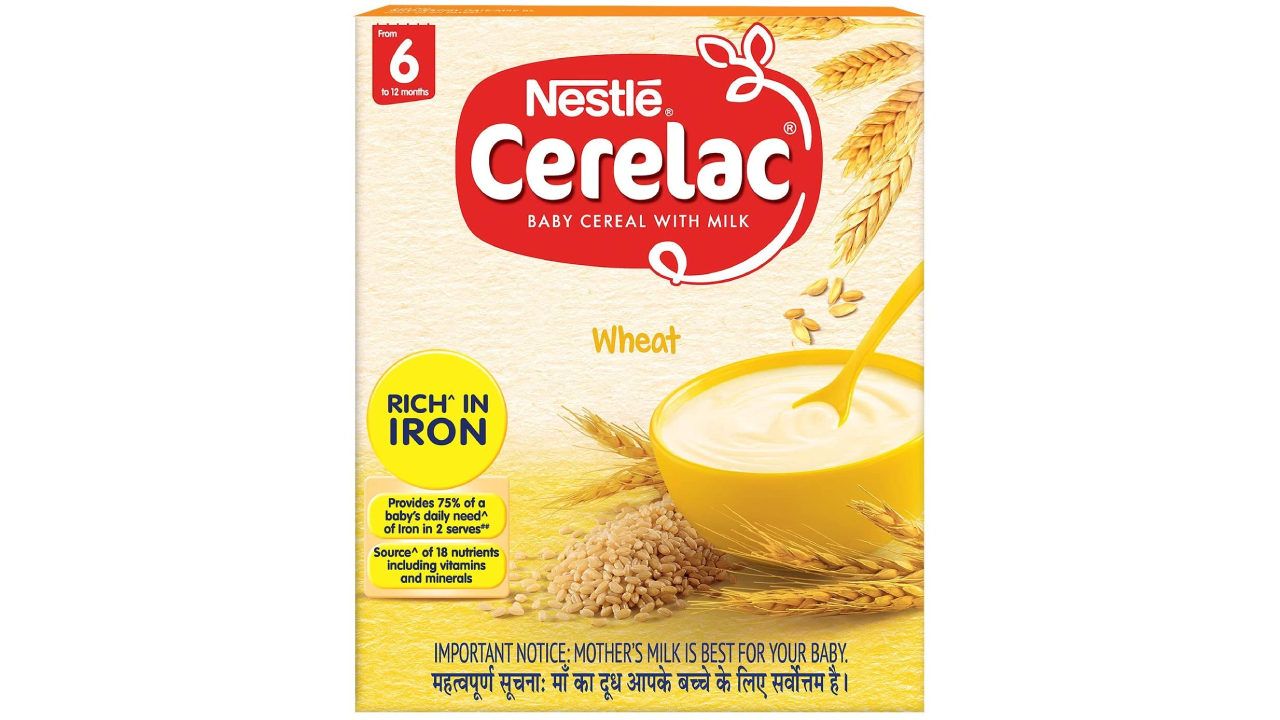 Nestlé CERELAC Baby Cereal with Milk, Wheat – From 6 Months