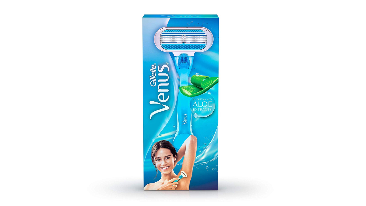 Gillette Venus Hair Removal Razor for Women with Aloe Vera