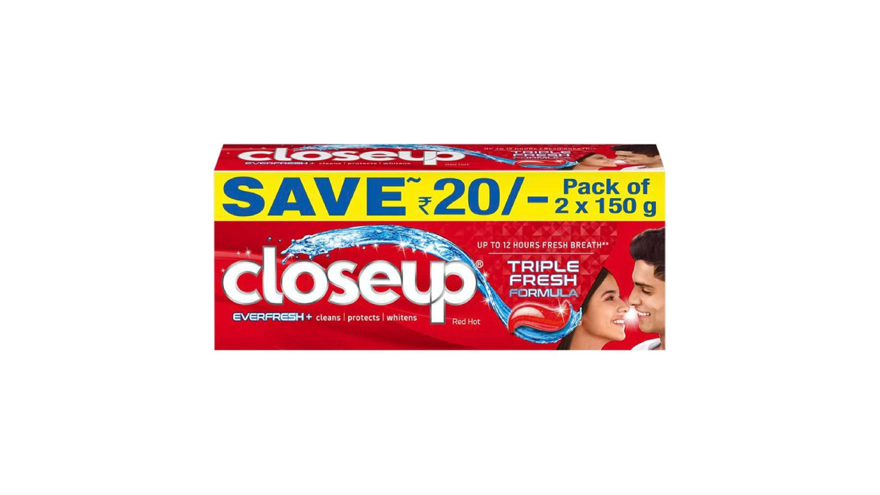 Closeup Toothpaste gel,