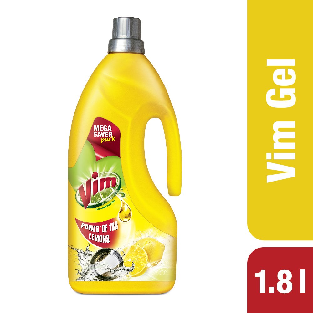 Vim Dishwash Gel (Lemon)